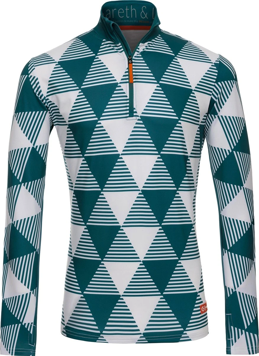 Gareth & Lucas Skipully The Twenty-Three - Heren M - 100% Gerecycled Polyester - Midlayer Sportshirt - Wintersport 1 Gareth & Lucas Skipully The Twenty-Three - Heren M - 100% Gerecycled Polyester - Midlayer Sportshirt - Wintersport