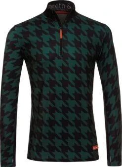 Gareth & Lucas Skipully The Sixteen - Heren XL - 100% Gerecycled Polyester - Midlayer Sportshirt - Wintersport