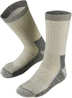 2-Pack Dikke Wollen Thermosokken Met Badstof Voering S5 - Unisex - Grijs - Maat 43-45 -Ski Gemeenschap 879x1200 4