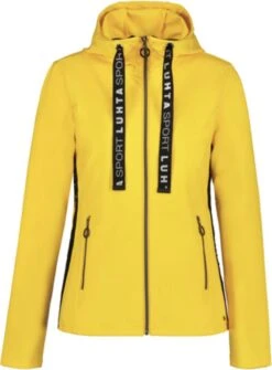 Luhta Janakkala Midlayer - Wintersportpully Voor Dames - Geel - L