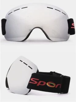 Oversized Skibril Zilver - Anti Condens - UV Bescherming - Unisex - ULTIEM KADO - MET GRATIS SNEEUWSCHOENEN -Ski Gemeenschap 887x1200 3