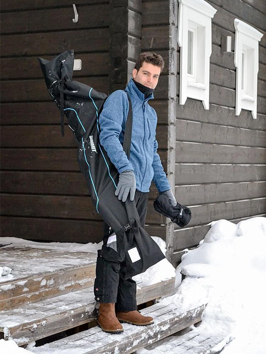 Summit Waterafstotende Skitas Large 190x40x31 Cm - Lengte 190 Cm - Ideaal Voor Op Wintersport 3 Summit Waterafstotende Skitas Large 190x40x31 Cm - Lengte 190 Cm - Ideaal Voor Op Wintersport - Afbeelding 3