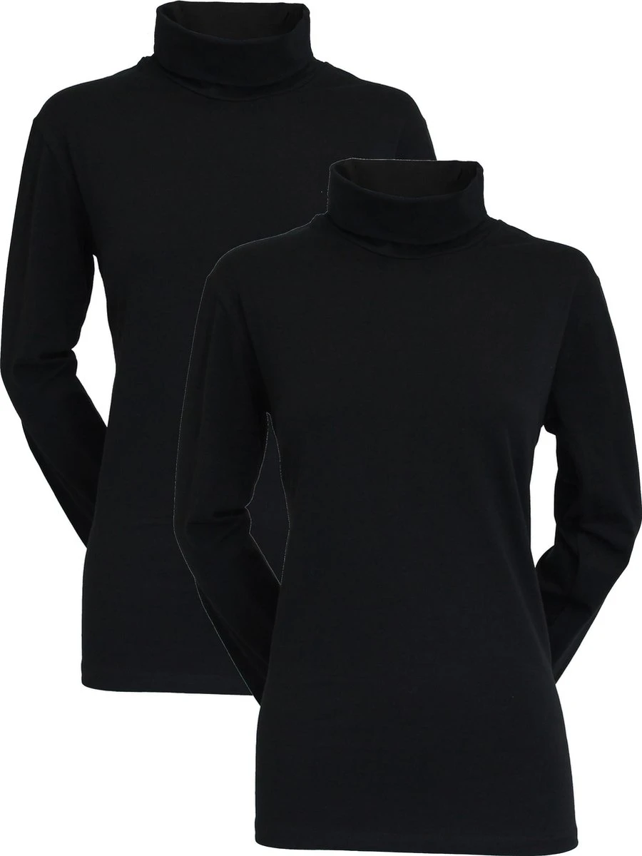 Campri Skipully (2-PACK) - Wintersportpully - Dames - Maat L - Zwart (020) 1 Campri Skipully (2-PACK) - Wintersportpully - Dames - Maat L - Zwart (020)