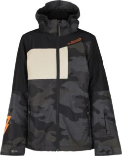 Brunotti Flynnery-AO Jongens Wintersportjas Pine Green - Maat 152