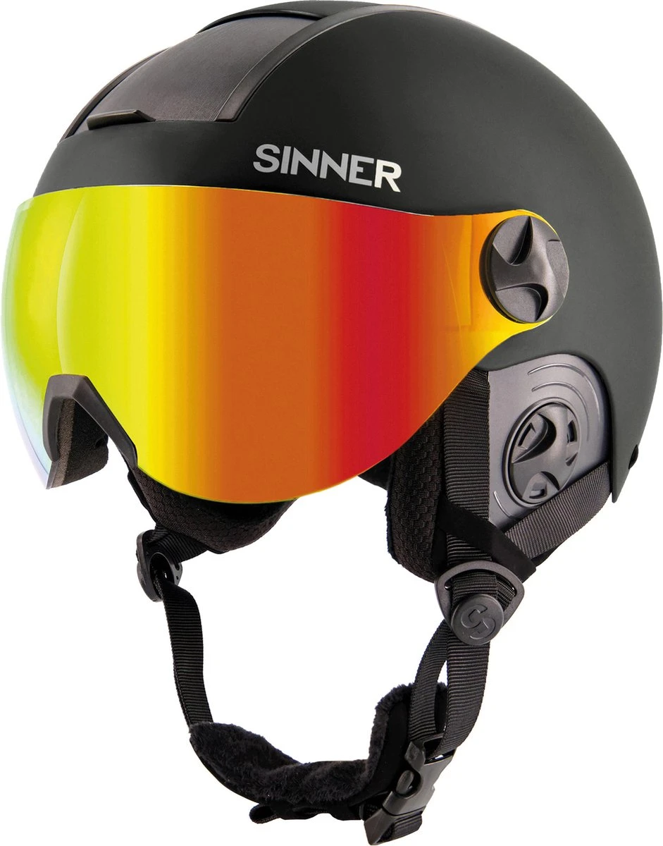 SINNER - Bullit Visor - Mat Zwart - Unisex - Maat 57 1 SINNER - Bullit Visor - Mat Zwart - Unisex - Maat 57