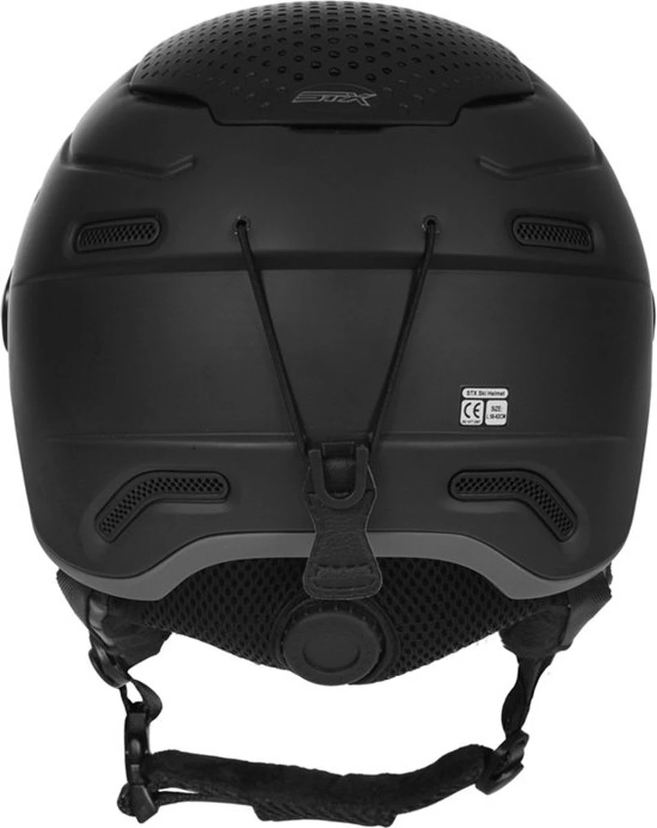 STX Helmet Visor Junior Black Skihelm - Black - Unisex - Maat XS 8 STX Helmet Visor Junior Black Skihelm - Black - Unisex - Maat XS - Afbeelding 8